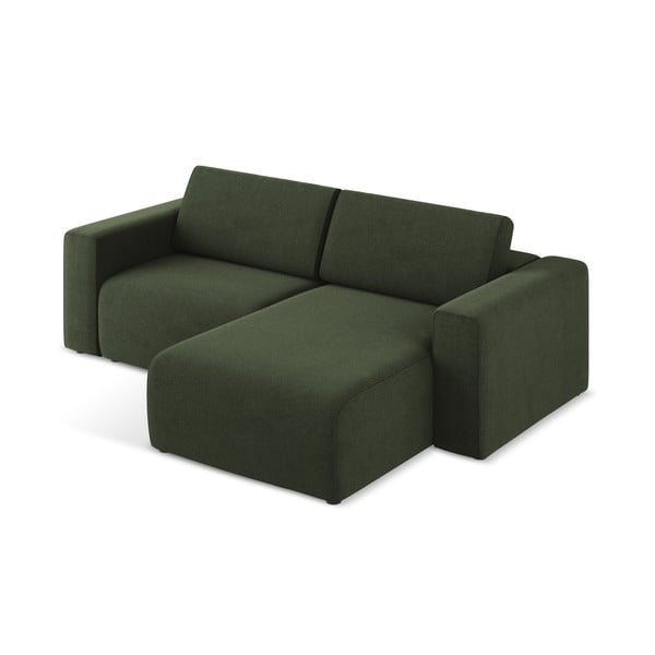 Žalios spalvos kampinė sofa (su dešiniuoju kampu) Kalea – Makamii-image-3