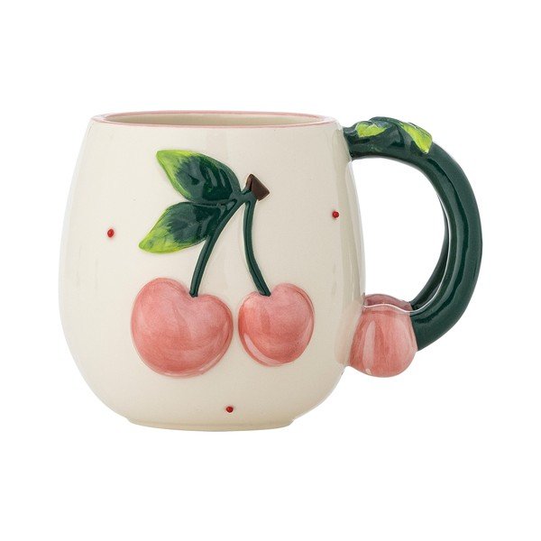 Kreminės spalvos iš keramikos puodelis 420 ml Berrie – Bloomingville