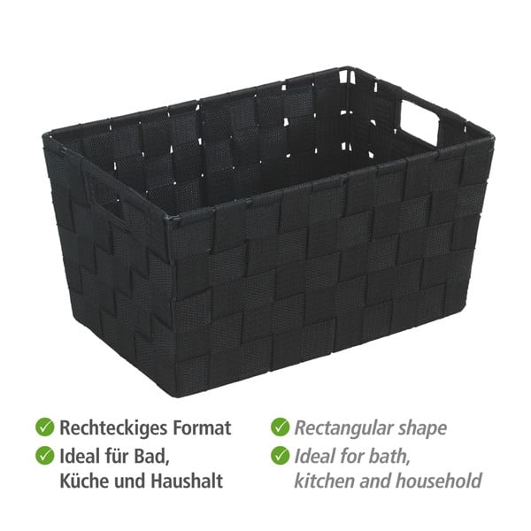 Juodas krepšys Wenko Adria, 20 x 30 cm-image-2