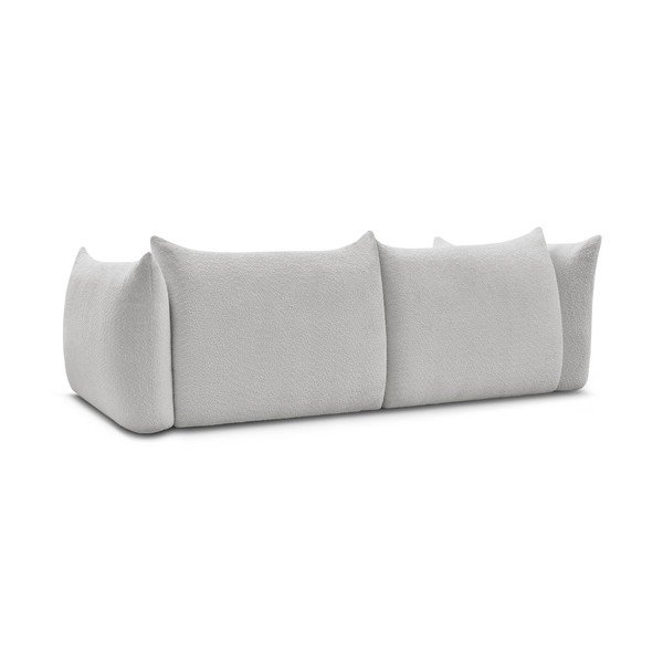 Šviesiai pilkos spalvos sofa iš boucle 286 cm Azra – Bobochic Paris-image-4