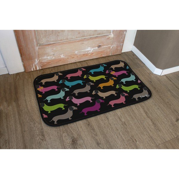 Grindų kilimėlis 45x75 cm Dachshunds in Colours – Butter Kings-image-1