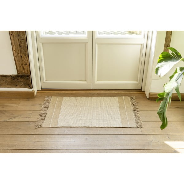 Smėlio spalvos džiuto vonios kilimėlis Weko Pica, 50 x 80 cm-image-2