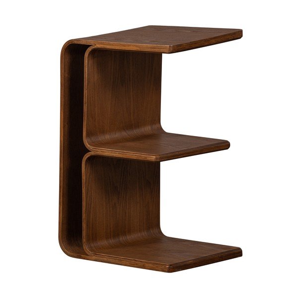 Šoninis stalas iš riešutmedžio 32x40 cm Frey – WOOOD