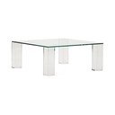 Iš stiklo kavos staliukas 85x85 cm Adularia – Kave Home