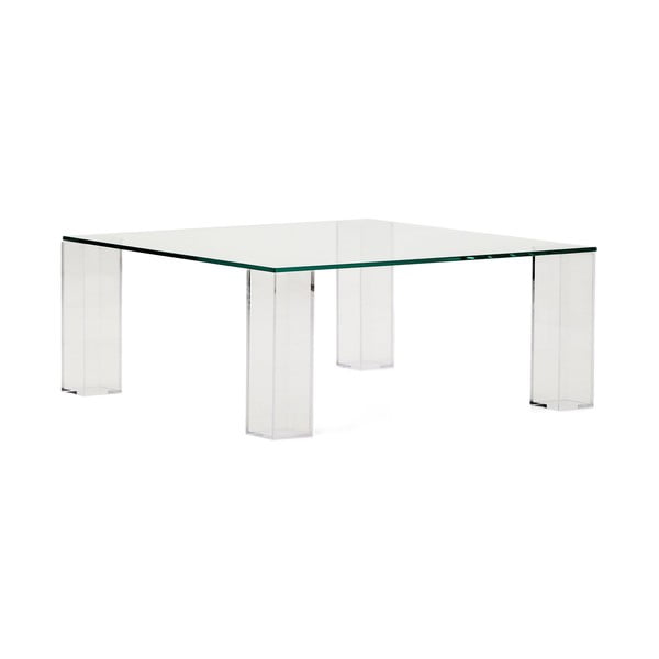 Iš stiklo kavos staliukas 85x85 cm Adularia – Kave Home