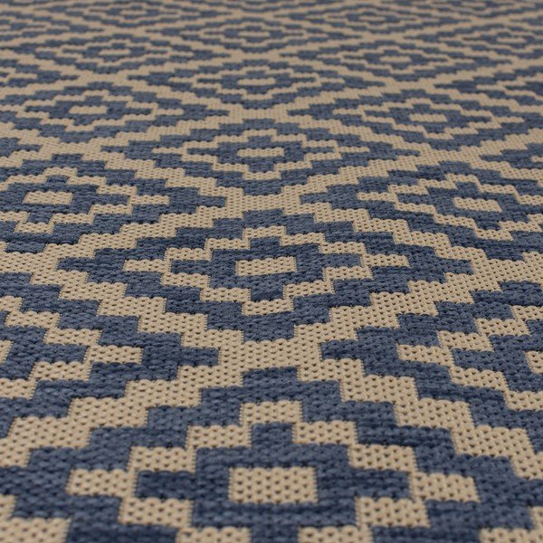 Mėlynai smėlio spalvos lauko kilimas 200x200 cm Moretti - Flair Rugs-image-2