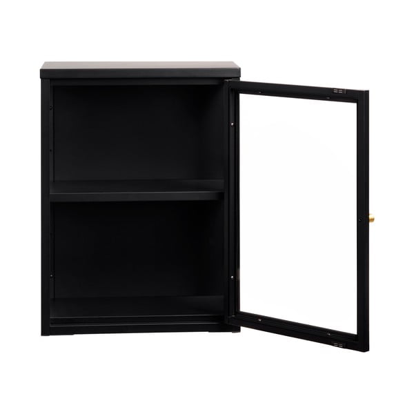 Iš metalo pakabinama vitrina juodos spalvos 45x60 cm Carmel – Unique Furniture-image-3