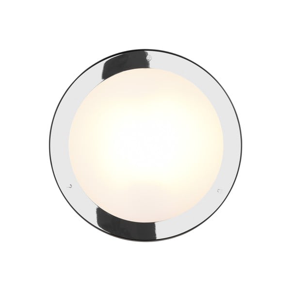 Blizgaus sidabro lubinis šviestuvas ø 31 cm Condus - Trio-image-3