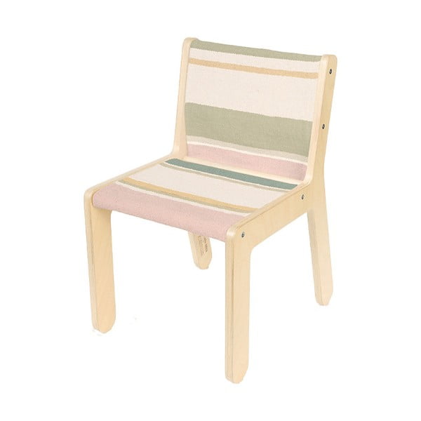 Vaikiška kėdė natūralios spalvos Kaarol Earth – Lorena Canals