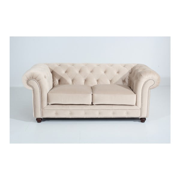 "Max Winzer Orleans Velvet" kreminė sofa, 196 cm