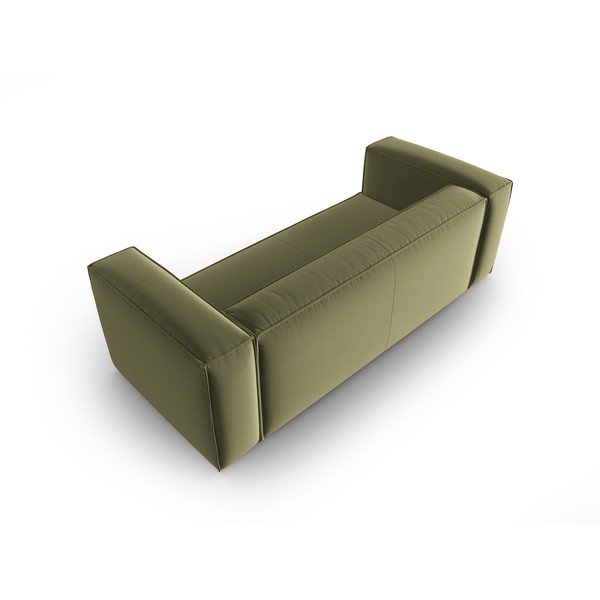 Iš velveto sofa žalios spalvos 200 cm Mackay – Cosmopolitan Design-image-3