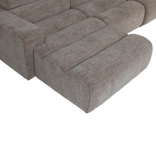 Pilkos spalvos reguliuojama kampinė sofa (su kairiuoju kampu/su gultu) Novi – WOOOD-image-4