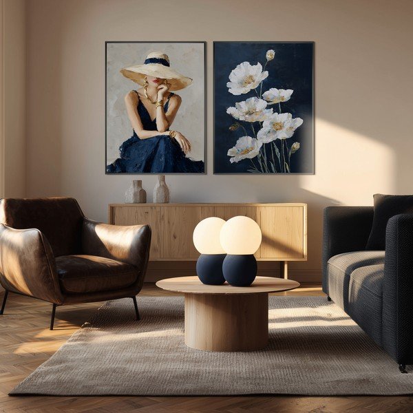 Spausdintas paveikslas su rėmeliu 60x80 cm White Poppies – Styler-image-4