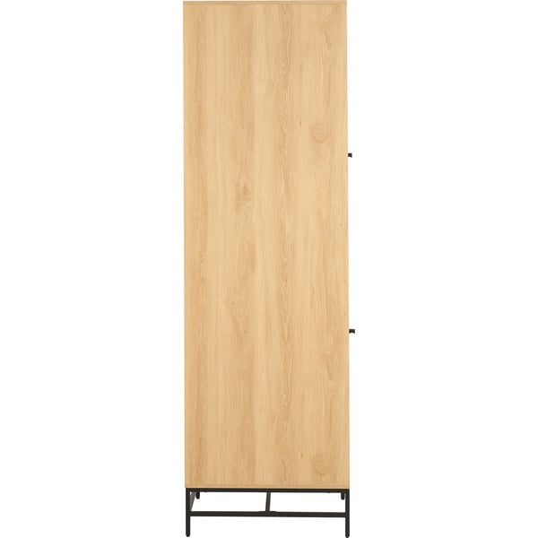 Drabužių spinta natūralios spalvos iš ąžuolo 51x200x60 cm Albany  – Actona-image-3