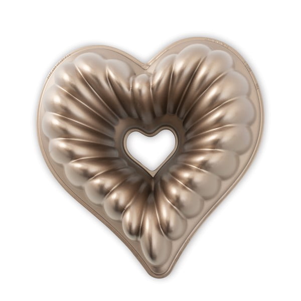 Širdies formos kepimo forma iš vario Nordic Ware Heart, 2,4 l