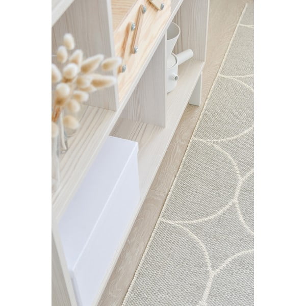 Kreminės spalvos lauko kilimas 70x300 cm Boo Linen – Pappelina-image-4