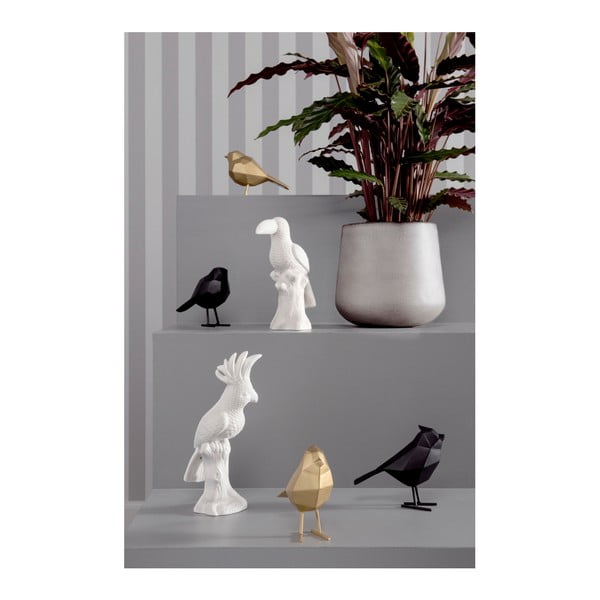 Dekoratyvinė aukso spalvos statulėlė PT LIVING Bird Small Statue-image-2