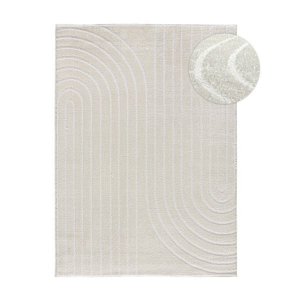 Kilimas kreminės spalvos 140x200 cm Blanche – Universal