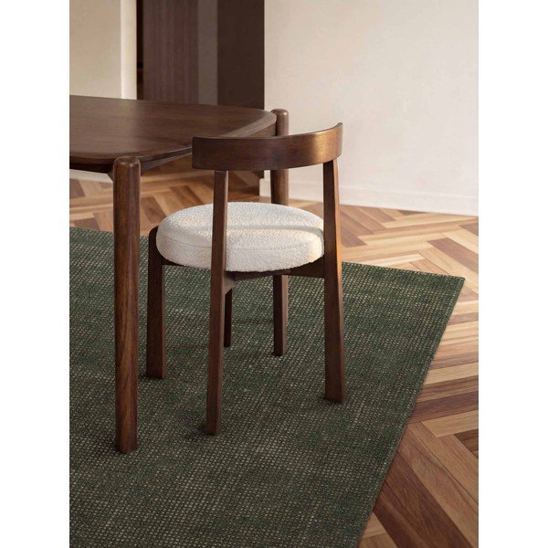 Rankų darbo tamsiai žalios spalvos iš vilnos kilimas 160x230 cm Greenwich – Ted Baker-image-1