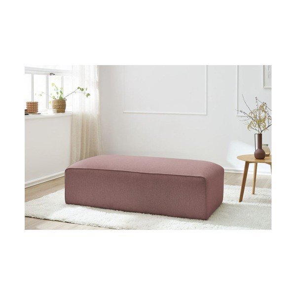Rožinės spalvos modulinė taburetė Megeve – Bobochic Paris-image-1