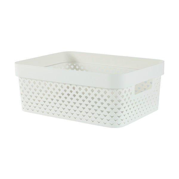 Smėlio spalvos iš plastiko daiktadėžė 36x27x14 cm Pure – Curver