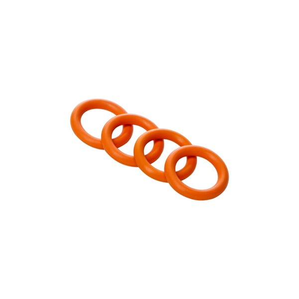 4 oranžinių atsarginių žiedų rinkinys, skirtas Fiskars purkštuvams