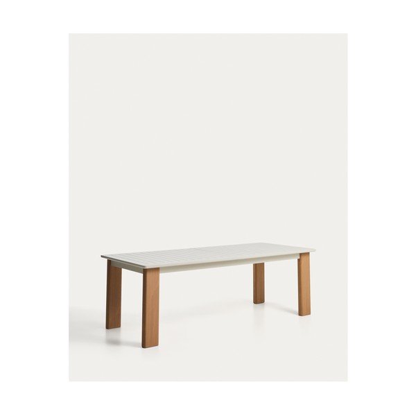 Iš metalo sodo valgomojo stalas 100x233 cm Livorno – Kave Home-image-4