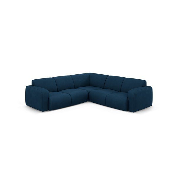 Kampinė sofa tamsiai mėlynos spalvos (kintama/„L“ formos) Molino – Micadoni Home