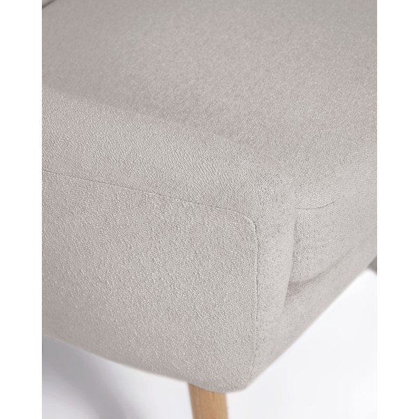 Pilkas fotelis Candela - Kave Home-image-1