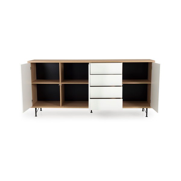 Balta komoda "Tenzo Flow", 217 cm ilgio-image-3