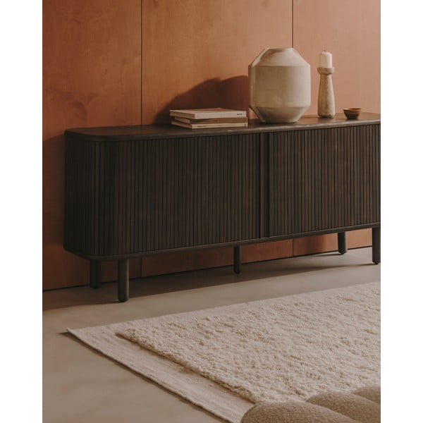 Kilimas iš vilnos baltos spalvos 160x230 cm Marely – Kave Home-image-1