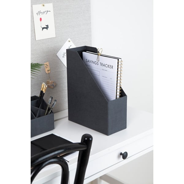 Iš kartono biuro organizatorius dokumentams Estelle Canvas Paper Laminate – Bigso-image-1