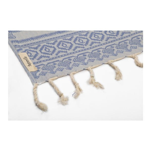 Hamamo rankšluostis "Paisley", mėlynas-image-3
