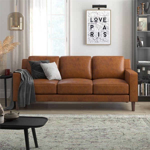 Sofa konjako rudos spalvos 83 cm Brynn – Støraa-image-1