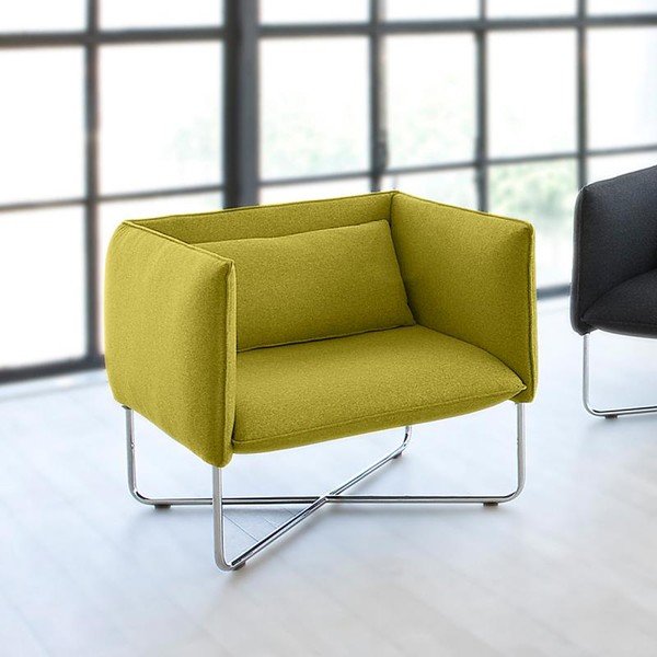 Geltonas krėslas Softline Groove-image-4
