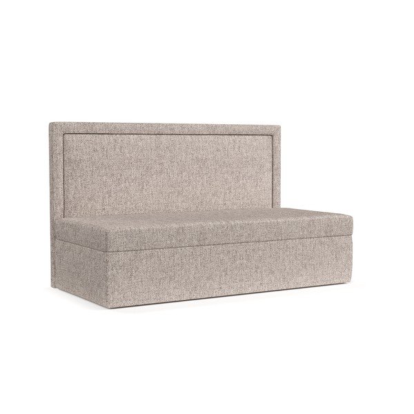 Viengulė lova šviesiai rudos spalvos audiniu dengta 80x200 cm Scala – Maison de Rêve