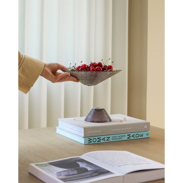 Iš stiklo  dubuo žalios spalvos/rudos spalvos vaisių dubuo ø 15 cm Bonbon – Hübsch-image-1