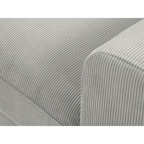 Šviesiai pilkos spalvos kampinė sofa Micadoni Home Moghan, kampas kairėje-image-1