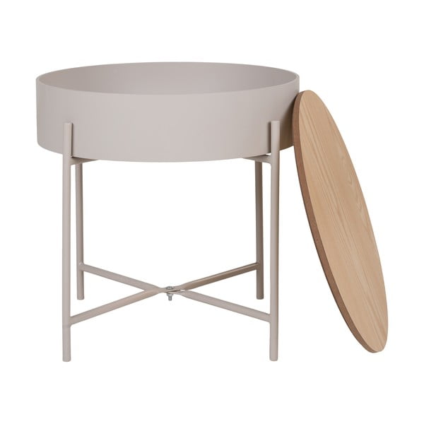 Iš metalo apvalios formos šoninis stalas ø 40 cm Sisco – House Nordic-image-2