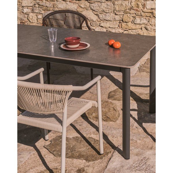 Bordo spalvos iš keramikos lėkštė ø 25 cm Doren – Kave Home-image-3