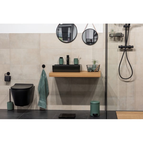 Žalias keramikinis indas dantų šepetėliams Wenko Belluno-image-4