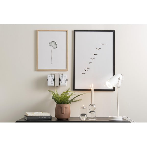 Rudos spalvos keraminis vazonas PT LIVING Face, ø 12,5 cm-image-1