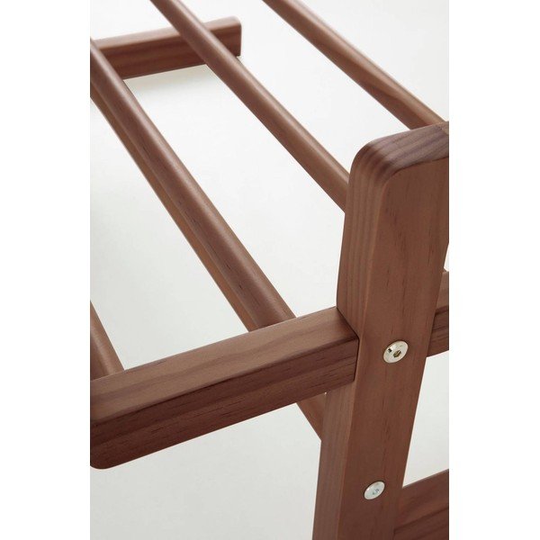 Tamsios natūralios spalvos iš pušies masyvo palto stovas 70x30 cm Eddison – Jotex-image-4