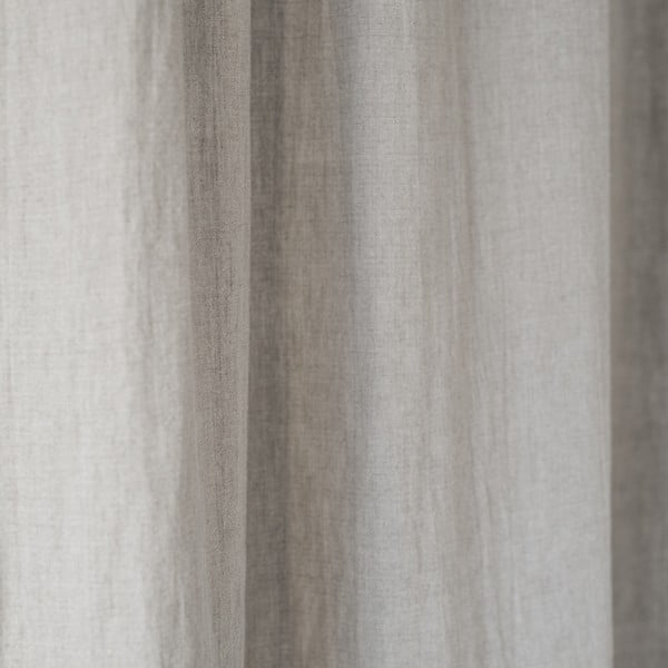 Smėlio spalvos lininė užuolaida su tuneliu Linen Tales Night Time, 275 x 140 cm-image-2