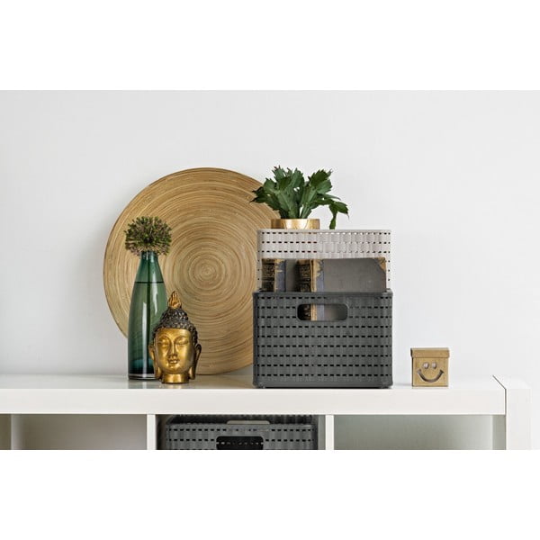 Tamsiai pilkas perdirbto plastiko krepšys Country - Rotho-image-3