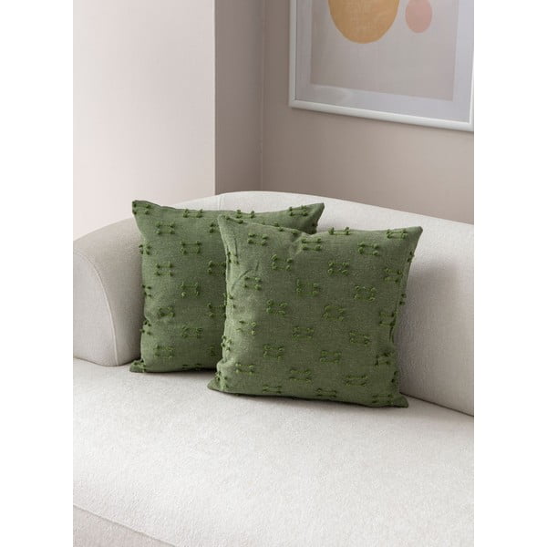 Dekoratyviniai pagalvių užvalkalai 2 vnt. 43x43 cm Tuffet – Mioli Decor-image-1