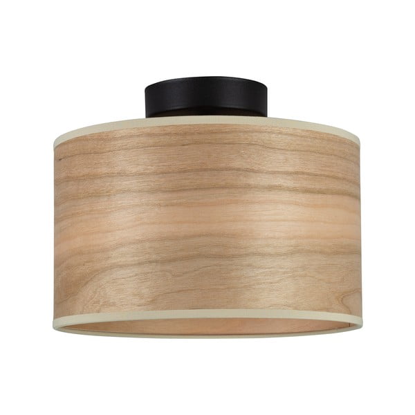 Lubinis šviestuvas iš vyšnių medienos Sotto Luce TSURI S, ø 25 cm