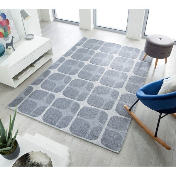 Pilkas kilimas Flair Rugs Mesh, 160 x 230 cm-image-4