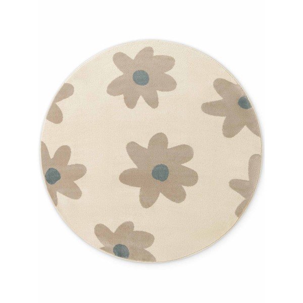 Smėlio spalvos vaikiškas kilimas ø160 cm Bloomy – Hanse Home