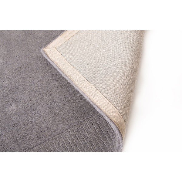 Pilkas vilnonis kilimas Flair Rugs Siena, 80 x 150 cm-image-3